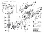 Bosch 0 603 276 103 Pws 14-180 Angle Grinder 230 V / Eu Spare Parts